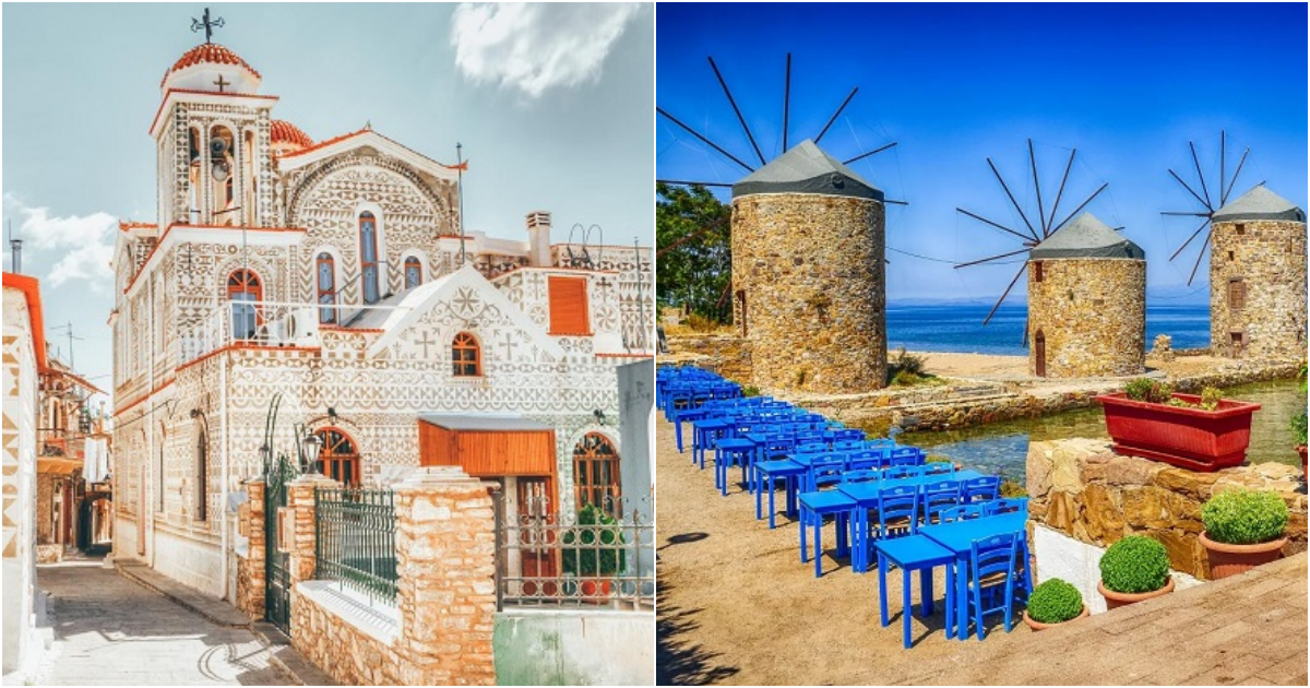 Chios Island in Greece is a remote yet stunning destination, known for its beautiful beaches and impressive medieval villages!
