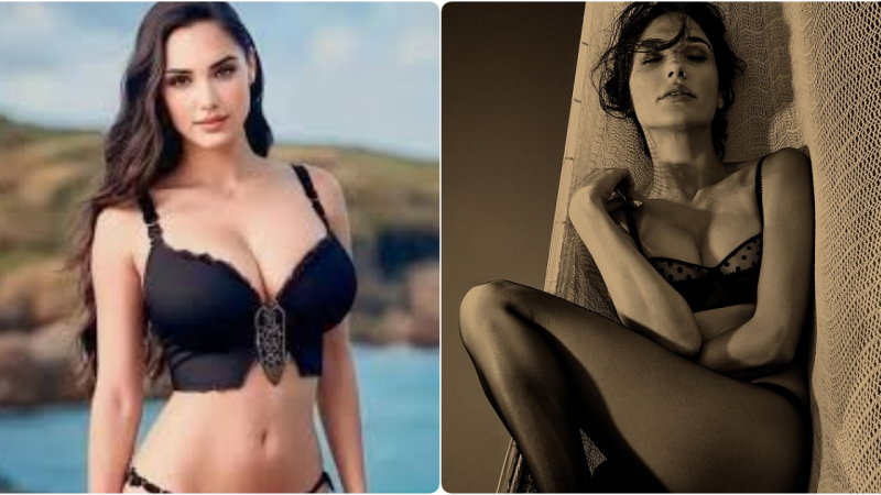 Wonder Bra for Wonder Woman! Gal Gadot Poses in Sexy Lingerie and Tights for Racy Photo Shoot