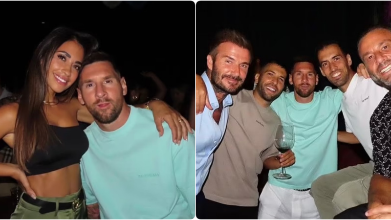 Joyful Celebrations: Messi and Beckham’s Memorable Evening