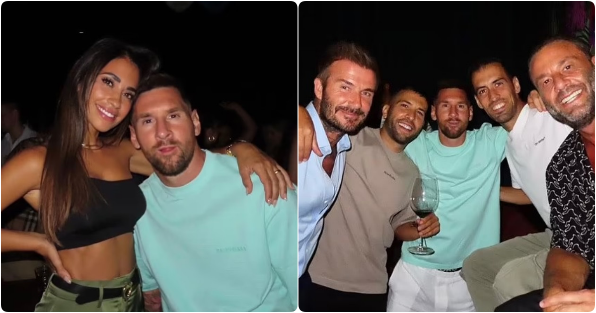 Joyful Celebrations: Messi and Beckham’s Memorable Evening