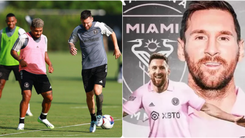 “Messi’s Near Ankle Sprain Incident During Training Raises Concern, but No Serious Issues for Inter Miami”