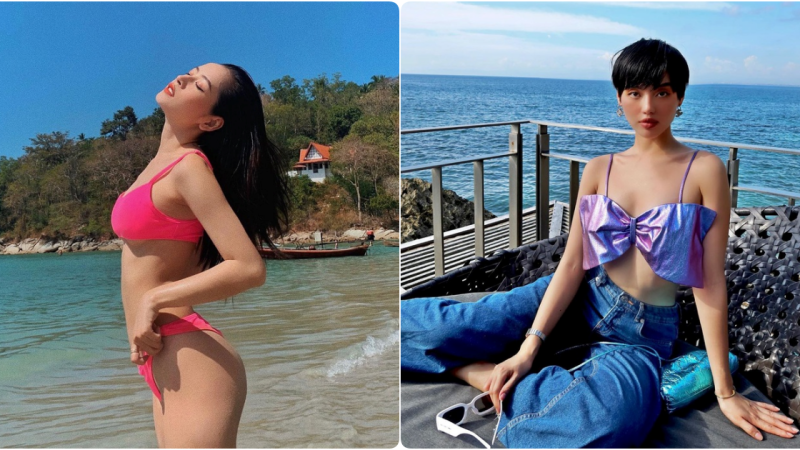 During the Lunar New Year festivities, Vietnamese celebrities take advantage of the occasion to spend quality time with their families and embark on vacations abroad.