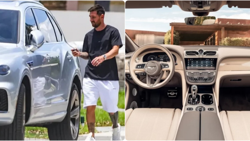 “Messi’s Luxurious Choice: Bentley Bentayga EWB for Family Travel in the US”