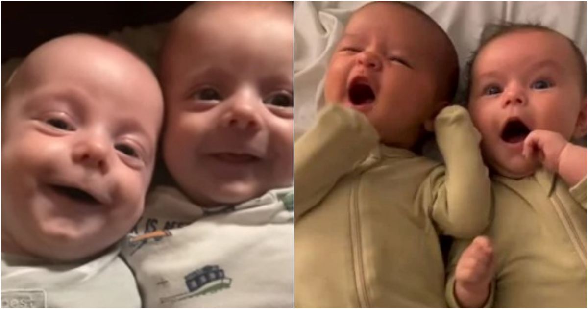 A Heartwarming Reminder of Love and Faith: The Adorable Expressions of Newborn Twins