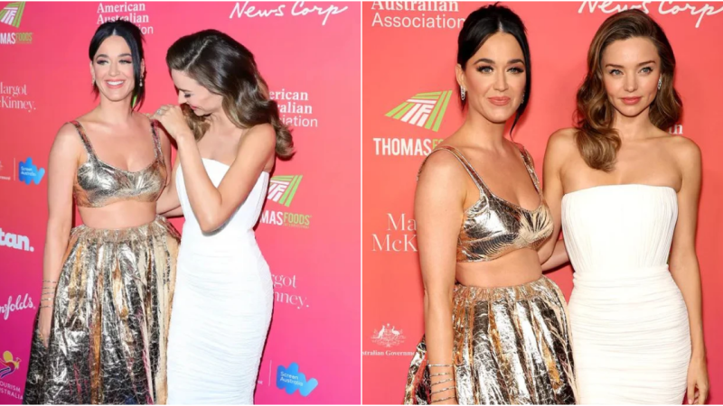 Surprising Revelations and Sisterly Bond: Katy Perry and Miranda Kerr Shine Together at G’Day USA Art Gala