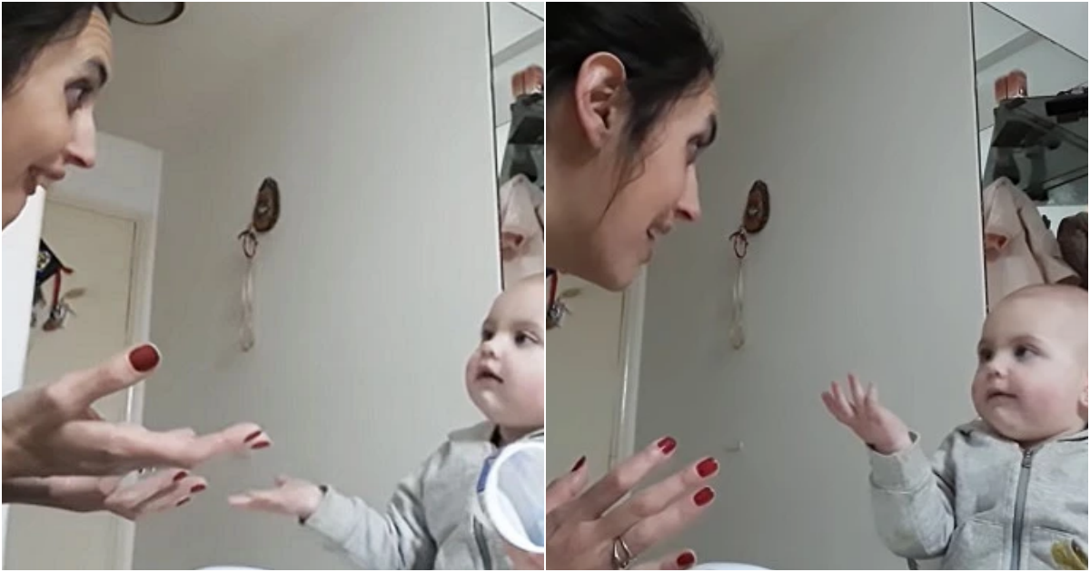 Heartwarming Exchange: Adorable Argentinian Baby and Mom’s Delightful Food “Argument”